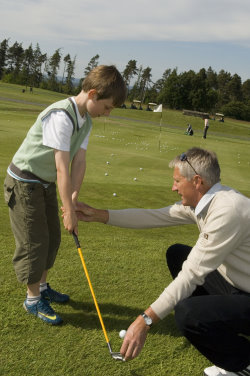 Andrew Murray coaching at De Vere Collection PGA Seniors Championship