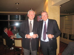 (l-r) Charles Harrison with David Wells