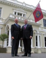 Burhill Golf & Leisure Chief Executive Colin Mayes (left) and Financial Director Jim Conlan at Burhill Golf Club