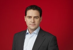 Justin Armsden of CNN, moderator of KPMG Golf Business Forum