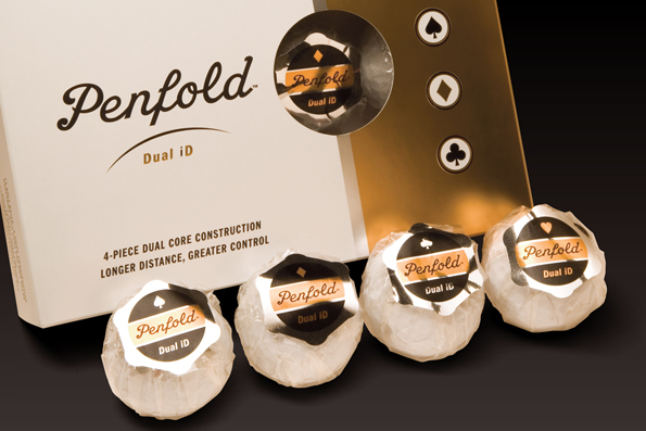 Penfold hand wrapped golf balls