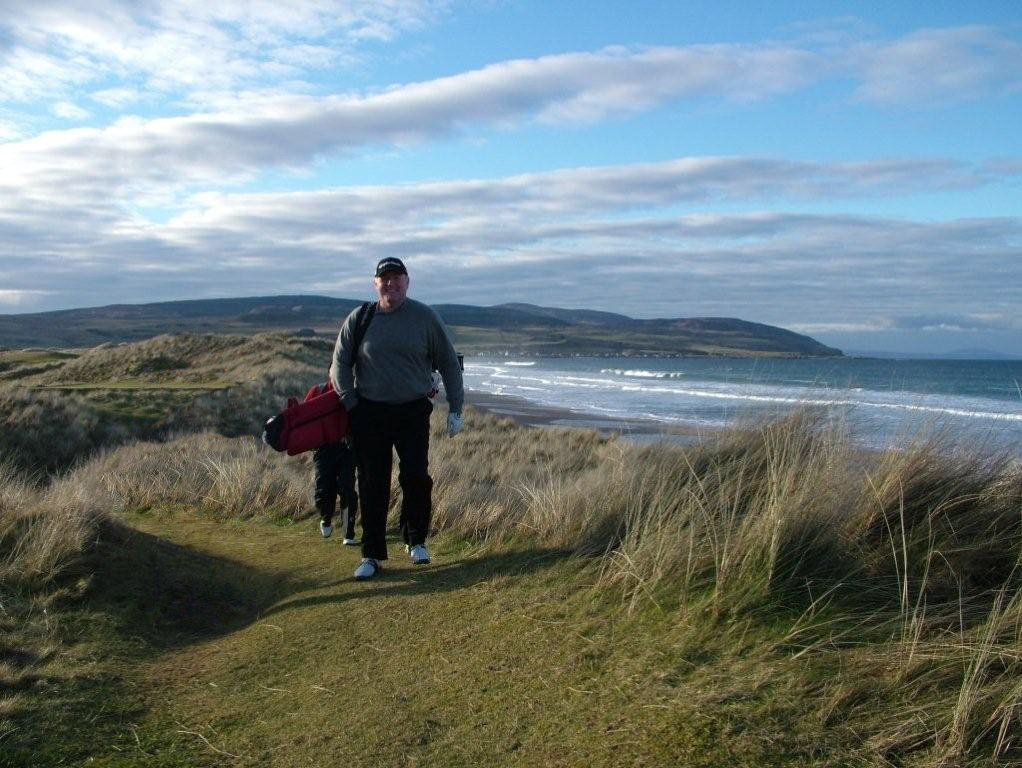 Ronan Rafferty at Machrihanish Dunes 