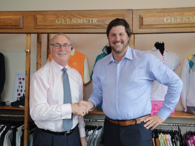 Colin Mee (MD Glenmuir), left, and David Brisson (President Brisson Sports Marketing)