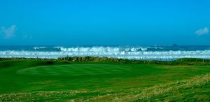 The 4th green at Trevose