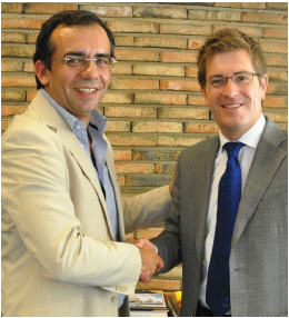 Nuno Aires (left) and Ian Randell