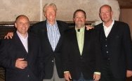 l-r Carlo Bonacci (Director of Finance, Les Bordes), Robert von Hagge,  Rick Baril  and Mark Vickery, Managing Director of Les Bordes