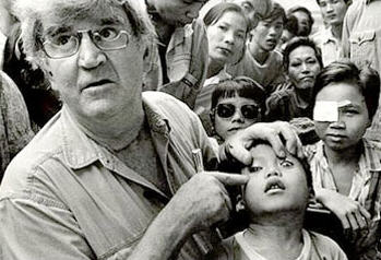 New Zealand eye surgeon and humanitarian Fred Hollows