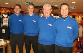 Staff at Direct Golf UK's new store