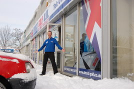 Store Manager, Giles Morris