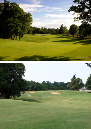 Hole 11 at Greensboro C.C. after renovations
