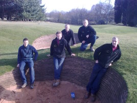 The ‘fabulous bunker boys’ at Doncaster Golf Club 