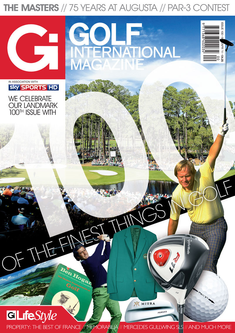 Golf International cover for 100th issue