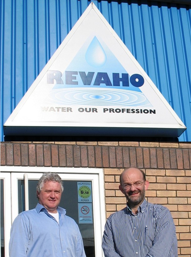 Graeme pictured left with Stewart Penny Managing Director