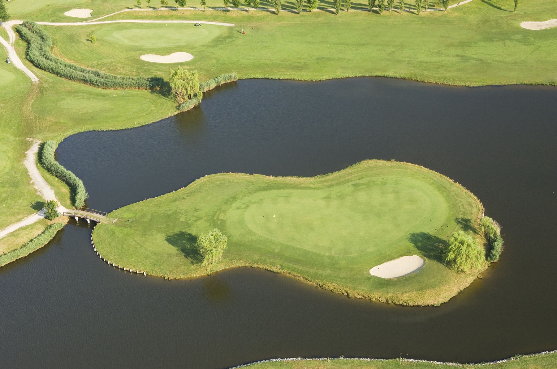 Island green at Grado