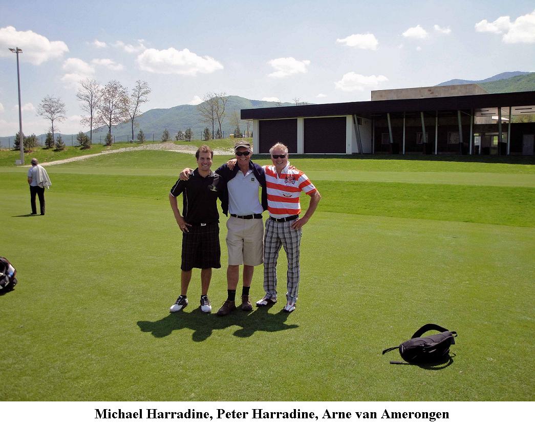 Michael Harradine, Peter Harradine and Arne van Amerongen