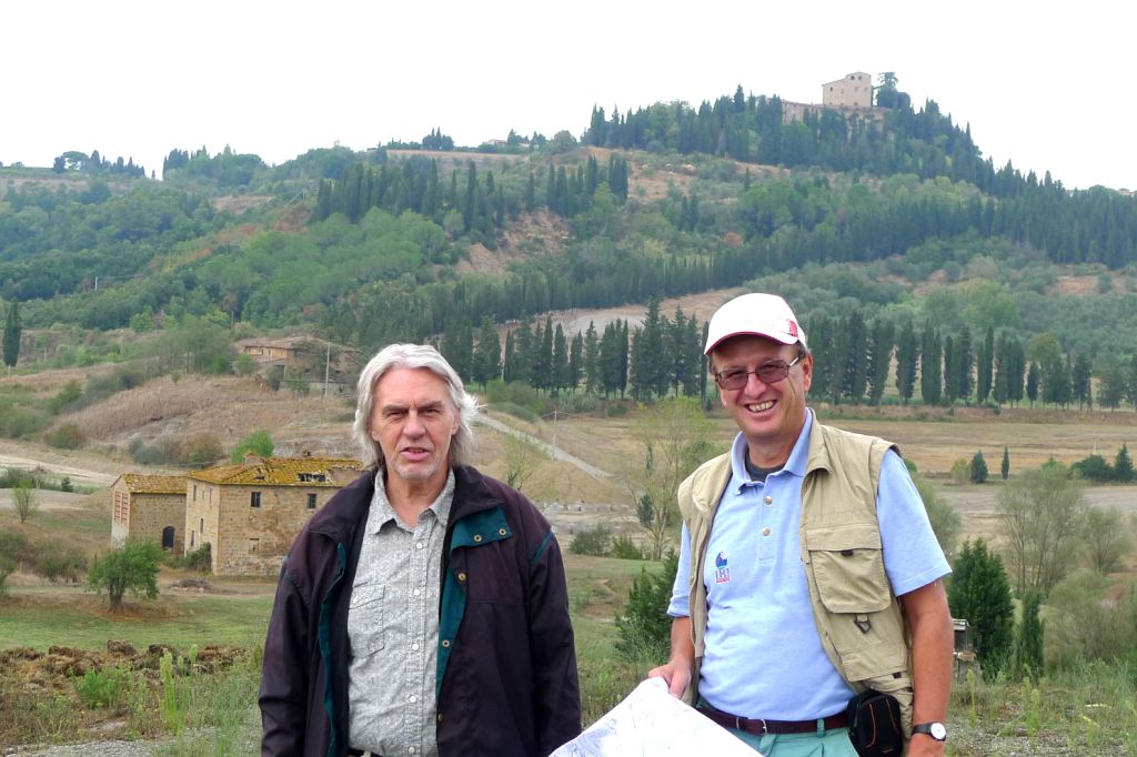 Preissmann (left) & Moroder- the architects on site