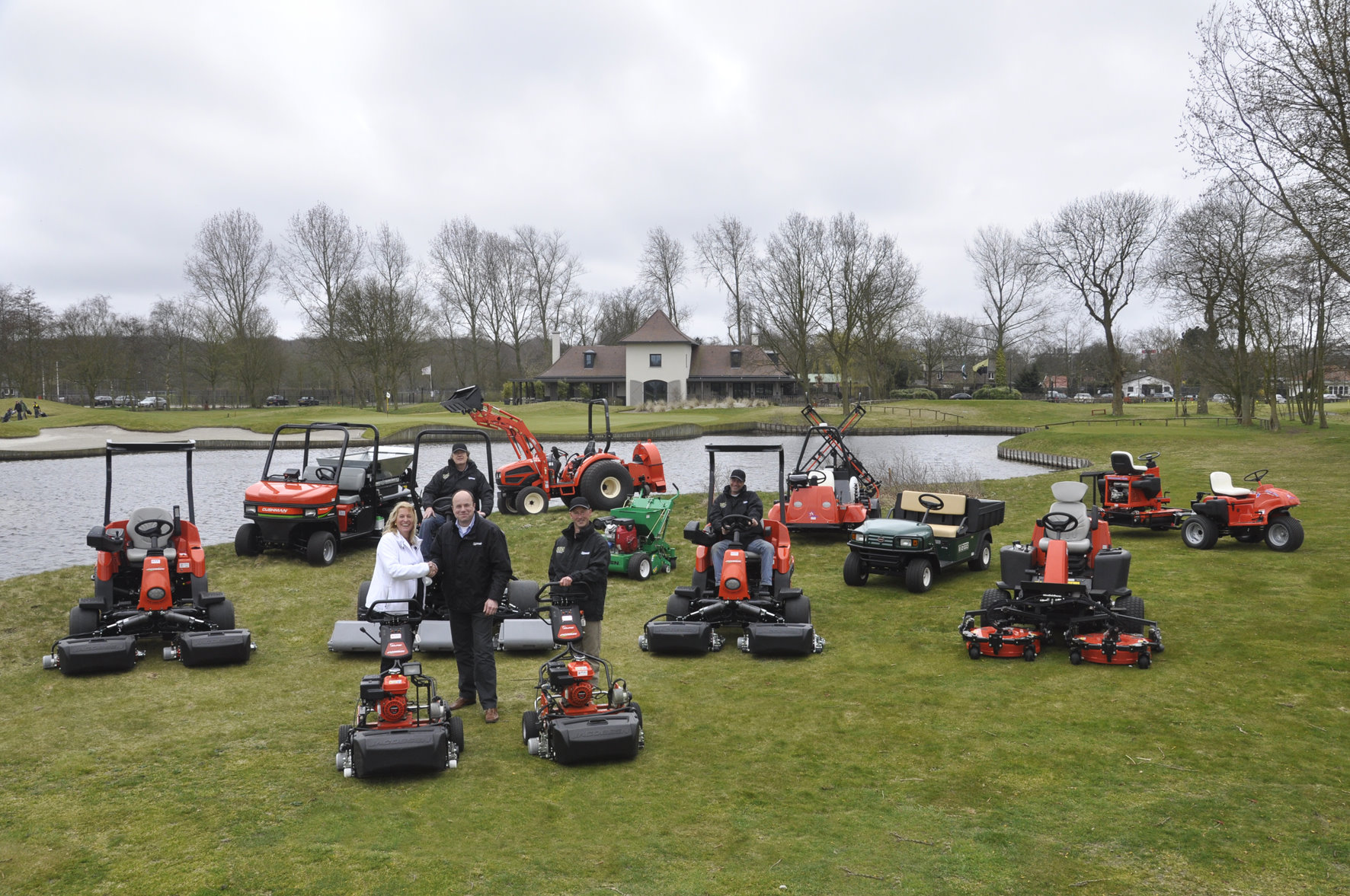 Ransomes Jacobsen equipment at Golfpark Groendael