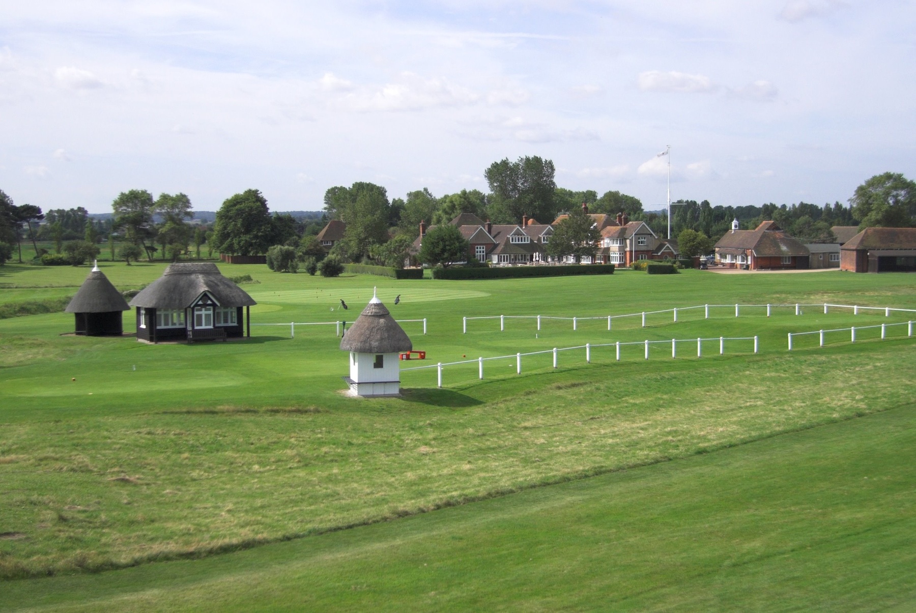 Royal St George's GC, 1st Tee & Clubhouse