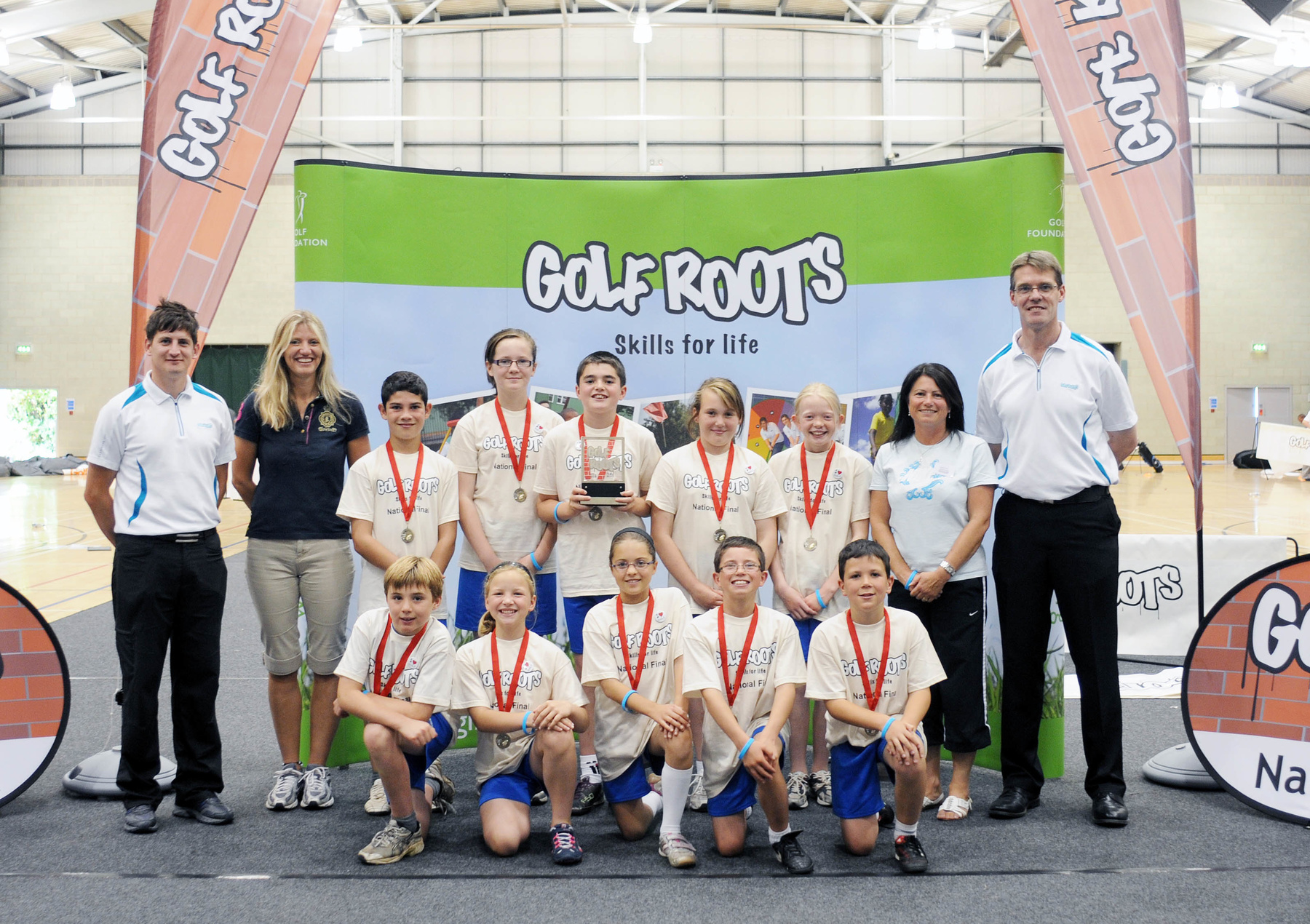 The winning East Midlands team