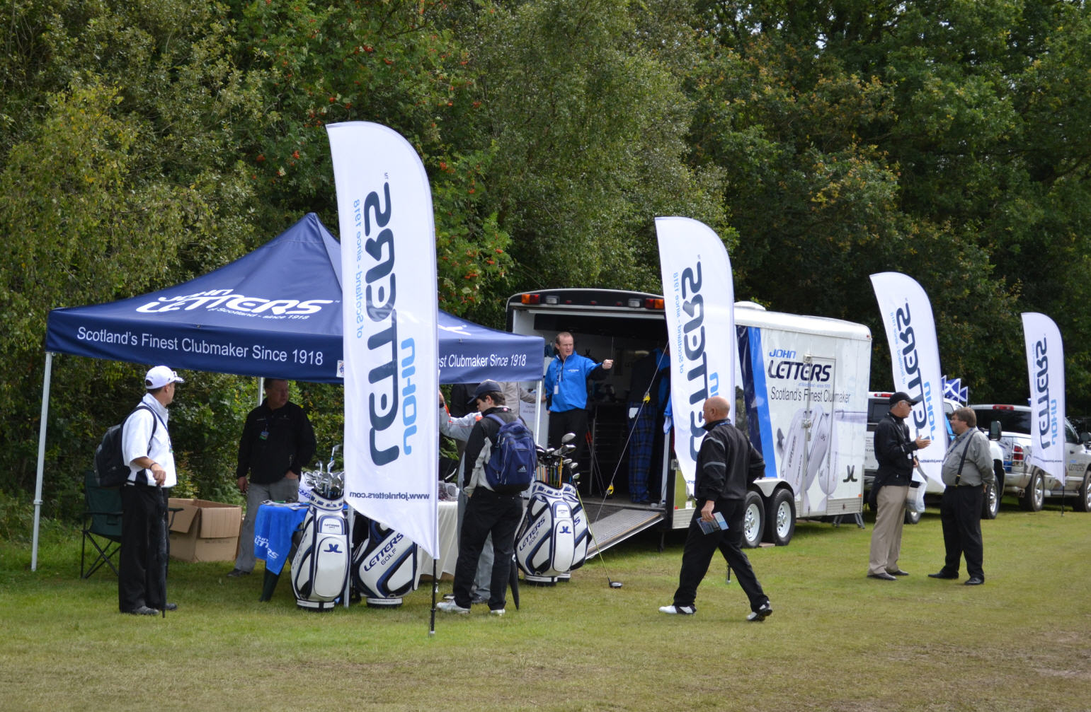 John Letters Tour trucks on the range