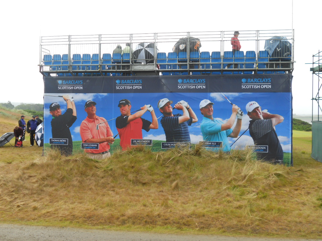 Barclays Scottish Open 2011 Grandstand rear view