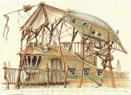 A dramatic Kopia Ship will form an integral part of the soon-to-be-launched Pirate Island Adventure Golf theme park attraction at Abbey Hill Golf Centre.