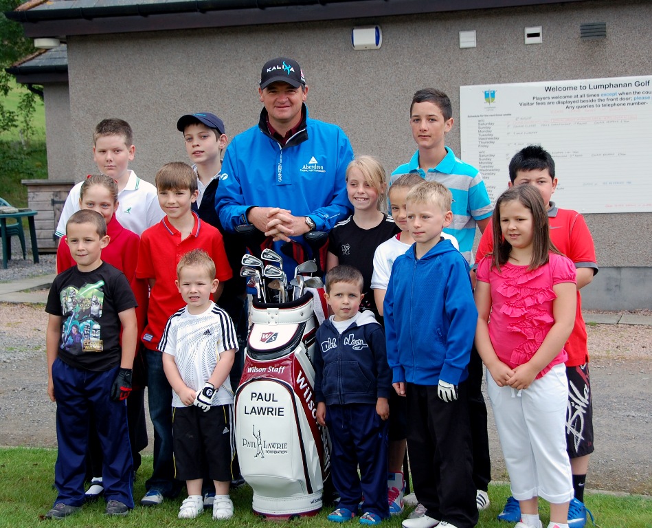 Paul Lawrie opens Lumphanan Golf Club’s new practice facilities (by Audra Booth)