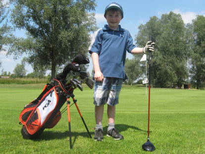 Dominc Hoskin, aged seven.