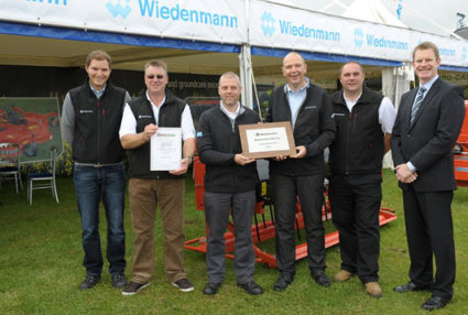 Left to right: Robin Jäckle, Wiedenmann GmbH Area Export Manager; Chas Ayres, UK Sales Manager (South); Paul McIldoon, UK Sales Manager West; Jurgen Wiedenmann, GmbH joint Managing Director; Mike James, UK Sales Manager North and David Rae, UK Managing Director