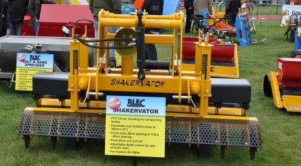 The new BLEC Shakervator was shown at the SalonVert show near Bordeaux