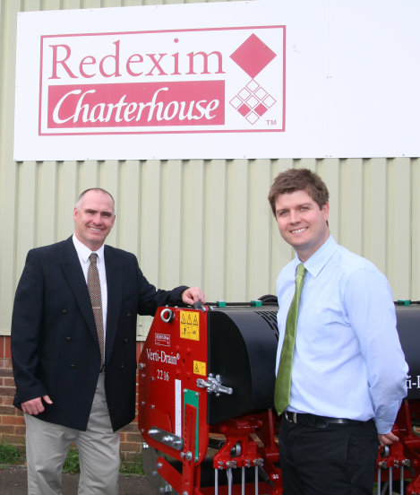 Charterhouse General Manager Nick Darking welcomes Dougie Archibald