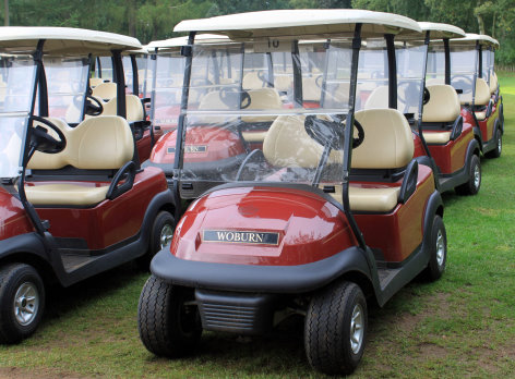Woburn’s new fleet of Club Car vehicles, which has helped to increase revenues.