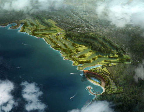 The site of Shuchinsk Golf Resort