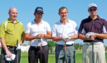 (from left to right) Nick Blunt, Pablo Larrazábal, Timothy Dodd, CEO of TFFG, and Chris Hughman