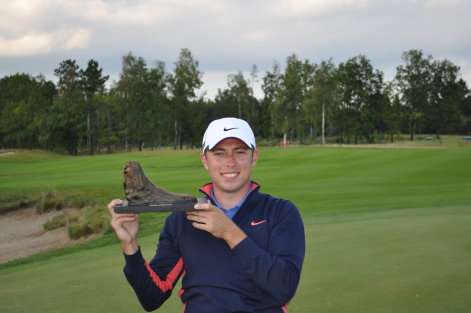 Danny Denison, winner of the 2011 ECCO Tour Championship hosted by Thomas Björn & Mercedes-Benz