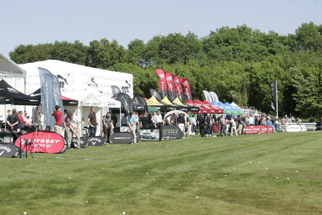 The golf range at the successful Golf Live event of 2011