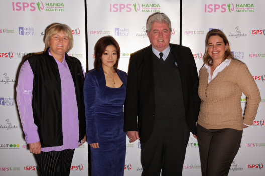From left: ISPS Ambassador Laura Davies, Midori Miyazaki, Executive Director of International Affairs at ISPS, John O'Leary, Director of Golf at Buckinghamshire Golf Club and Alexandra Armas, Executive Director of the LET