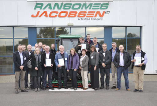 The TTC team during their recent visit to Ipswich