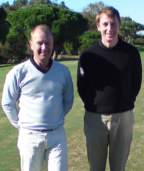 David Roy (right) with CMAE President, Jorgen Kjellgren