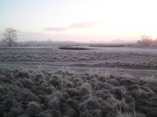 A topical scene from BIGGA greenkeeper, James Hutchinson, who entered the Syngenta sponsored photographic competition.