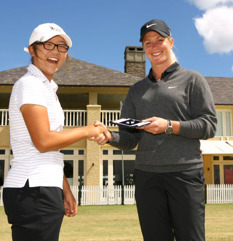 Lydia Ko (left) and Suzann Pettersen. (courtesy R&A)