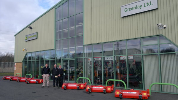 The first seven FlailDek FX front flail mowers manufactured by Trimax in the UK