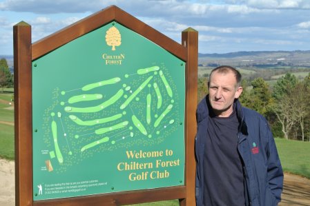 Chiltern Forest Golf Club Head Greenkeeper Steve Horwood.
