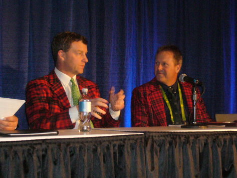 Gil Hanse(l) and Jerry Lemons