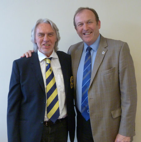 Rainer Preissmann, EIGCA (left) & Jerry Kilby, CMAE