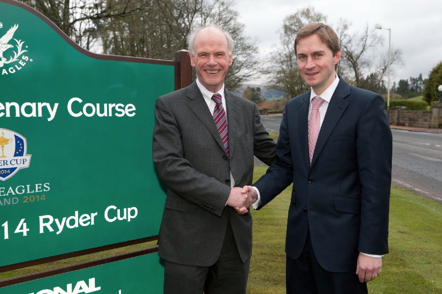 Sandy Jones (left) with Bernard Murphy