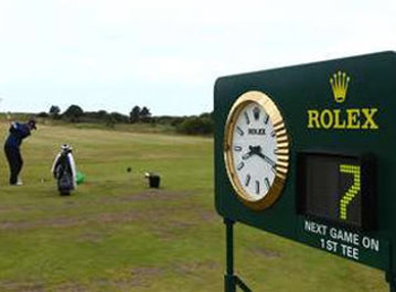 The R&A website leads with this story