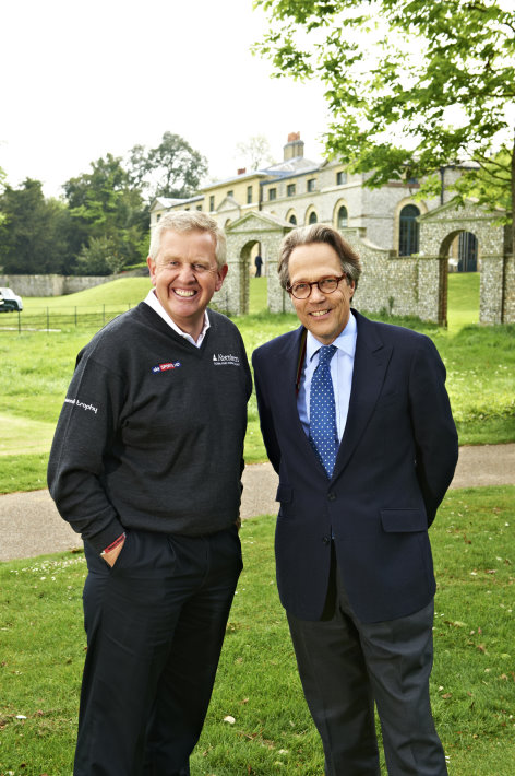 Colin Montgomerie with Lord March