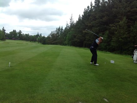 Mark James in action at De Vere Slaley Hall