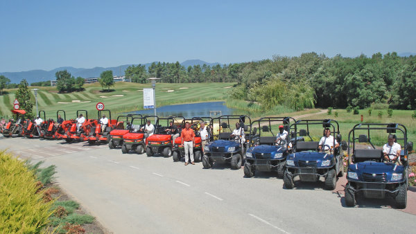 The major tranche of course maintenance equipment is delivered to PGA Catalunya Resort